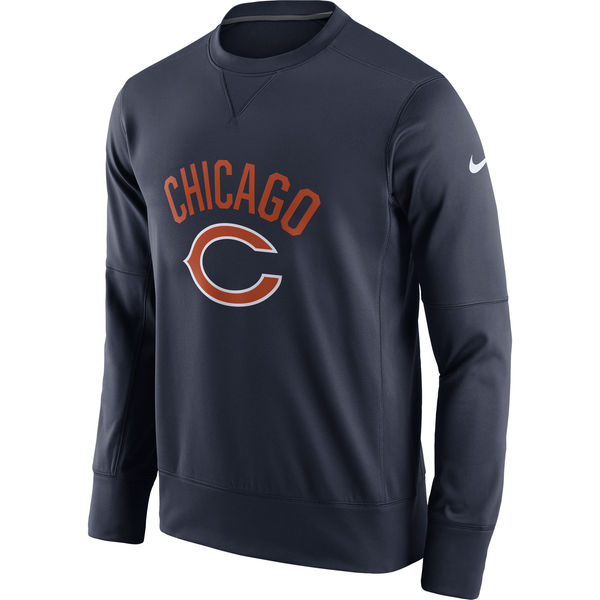 Men's Chicago Bears Nike Navy Sideline Circuit Performance Sweatshirt,We sell and wholesale Men's Chicago Bears Nike Navy Sideline Circuit Performance Sweatshirt on line form chian!